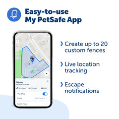 PetSafe Guardian GPS Collar ajuste cómodo: compatible con razas de todos los tamaños.