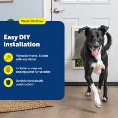 PetSafe Marco Plástico Resistente crea un aspecto limpio y duradero