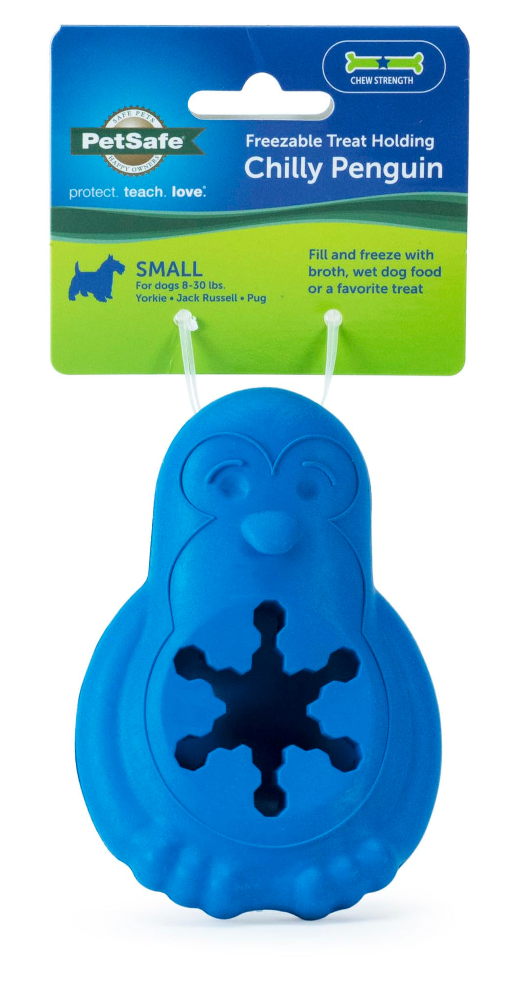 PetSafe pinguino frio: juguete puzzle para mantener activo al perro durante horas.