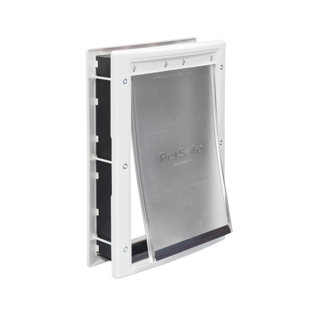 PetSafe Puerta para mascotas, montaje fácil en la puerta para acceso rápido.