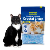 PetSafe ScoopFree Cristales en bolsa de 8 lb para absorción prolongada.