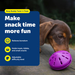 PetSafe Twist'n Treat: dispensador ajustable para premios que ralentiza la ingesta.