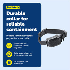 PetSafe YardMax collar en exteriores, ideal para uso al aire libre.