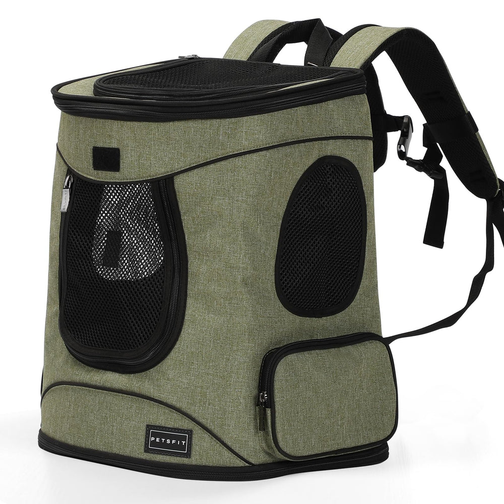 Petsfit mochila porta-mascotas con ajuste cintura mejorado para mayor comodidad