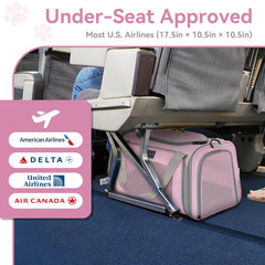 Petsfit transportín para gato, diseñado para gatos de hasta 12 lb durante viajes