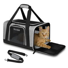 Petskd porta-mascotas 18x11-para-asiento, ideal para viajar de cabina con tu mascota.