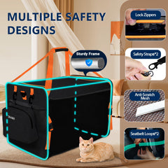Petskd transportín plegable y fácil de almacenar en casa