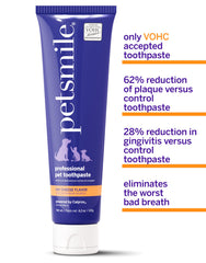 Petsmile aplicación sin cepillado facilita el cuidado bucal diario.