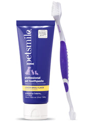 Pasta dental Petsmile para mascotas, aliento más fresco con uso diario.