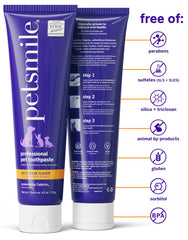 petsmile fórmula Calprox limpiando suavemente la película proteica.