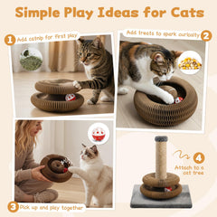 PETSWEET Magic Organ diseño seguro y sostenible para gatos de interior.