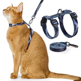 Harnais PetThem anti-échappement pour chats, idéal pour promenades sûres.