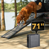 PetThem rampa para perros 71'' con superficie antideslizante para mayor seguridad.