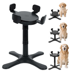 Petventure soporte-tazones ajustable para perros, altura cómoda al comer.