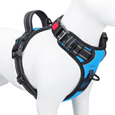 PHOEPET Arnes no tirón para perros pequenos con clip frontal y asa