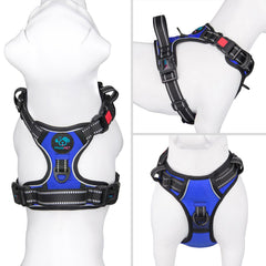 PHOEPET arnés mediano con asidero posterior ergonómico para control cercano