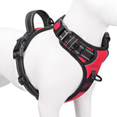 PHOEPET arnés reflectante para perro grande con asa para control suave