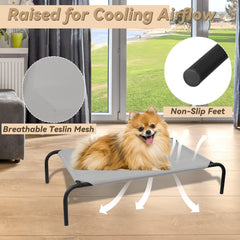 PHYEX cama para perros, estructura de acero duradera para uso interior y exterior