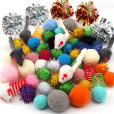 PietyPet bolas variedad gato 60pack para entretenimiento diario