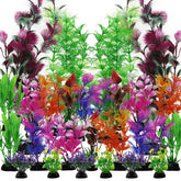 Plantas artificiales PietyPet para acuario, varias alturas, decoración duradera.