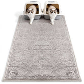 Pieviev tapete chenille para caja de arena 36x48, captura arena y mantiene limpio.