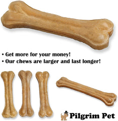 Pilgrim Pet huesos digestibles para masticar con tranquilidad.