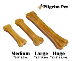 Pilgrim Pet huesos duraderos para masticadores agresivos y sesiones largas.