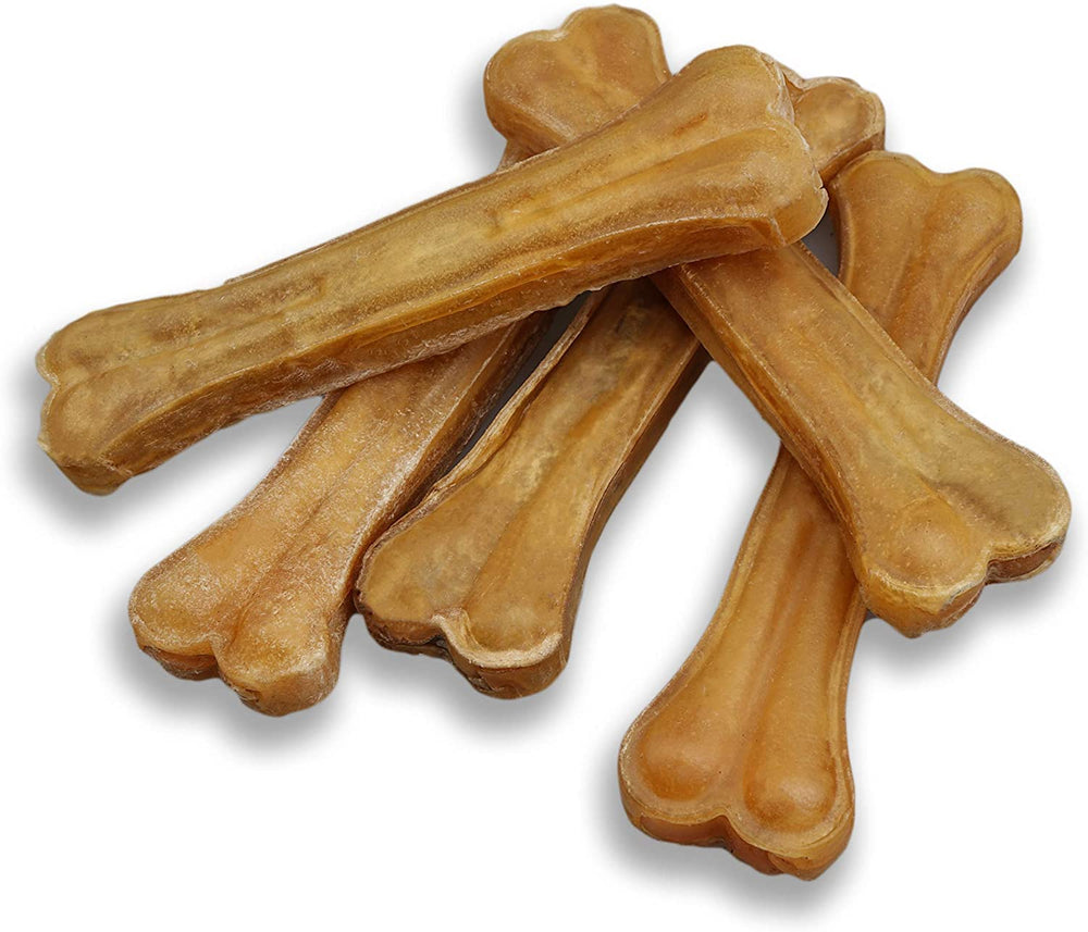 Pilgrim Pet huesos para perro duraderos, conjunto de 5 unidades para masticación prolongada.