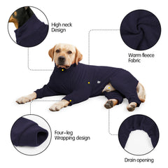 Sudadera Pinellia para perro con cobertura total, ideal para climas fríos y salidas prolongadas