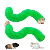 PINVNBY túnel de hámster plástico plegable para exploración y ejercicio seguro