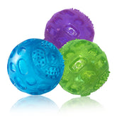 Pelotas PJDH sonoras de 3 pulgadas para excitación al morder y juego activo.