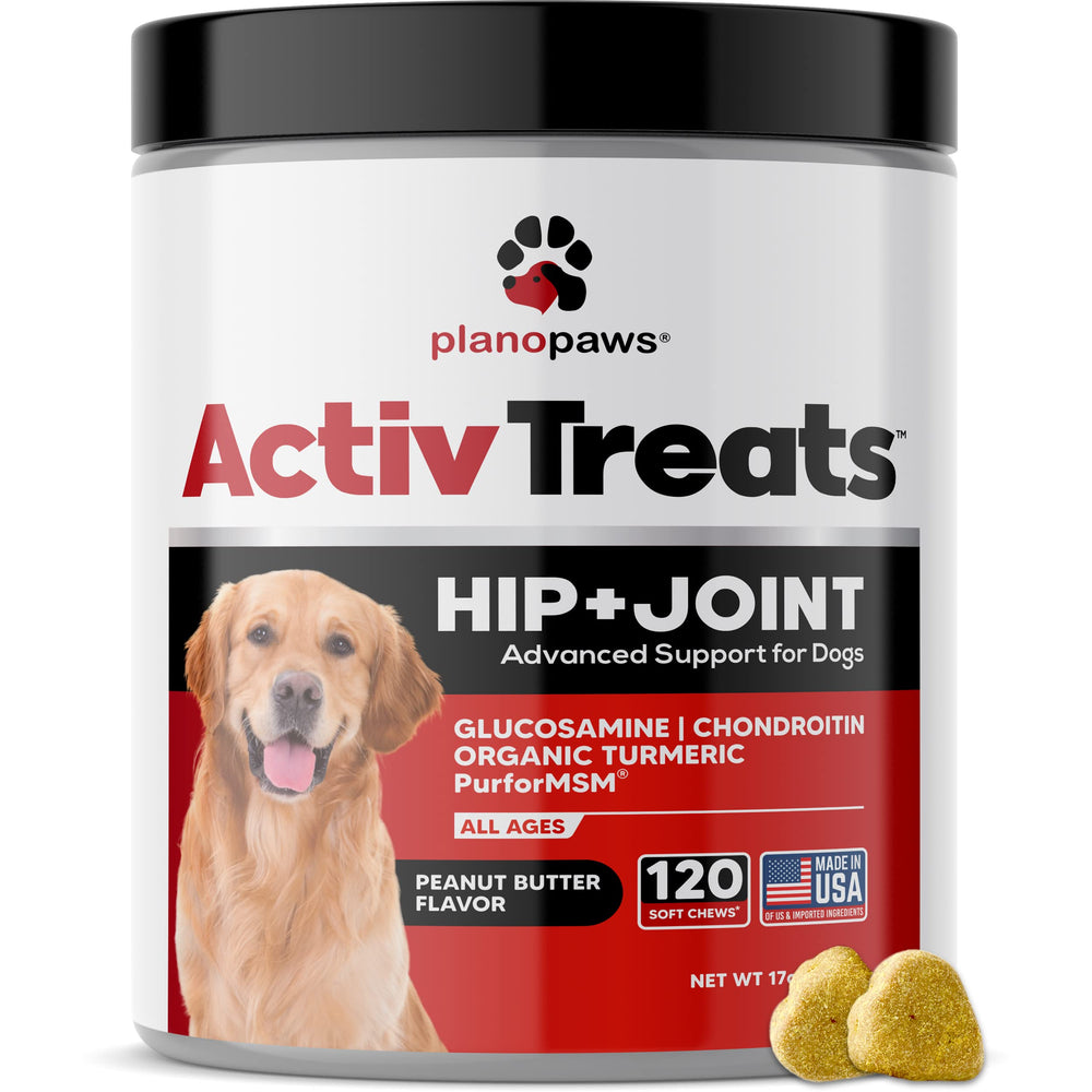 Planopaws ActivTreats para articulaciones de perro, favorece la movilidad.