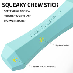 Playology Juguete masticable con aroma a mantequilla de maní para sesiones de juego prolongadas