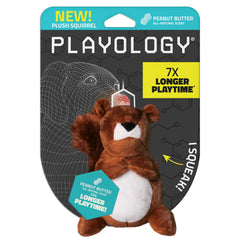 Playology Zorro de peluche para perros, peluche cómodo para juego suave y divertido.