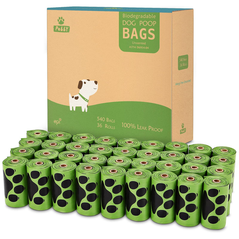 PobbY – sacs crottes chien sur rouleaux 540, pratique pour balades.