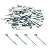 Pocoxll clavos caballo 45mm primer plano, duraderos para herrar con precisión.