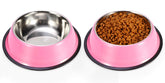 Podinor bol para perro acero inoxidable con base antideslizante para comer