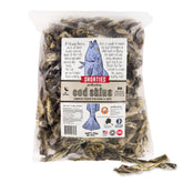 Polkadog pieles bacalao en empaque, snack natural para perros.
