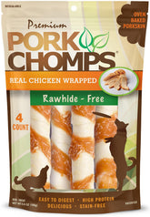 Pork Chomps: tiras de piel de cerdo horneada de 6 pulgadas para recompensa diaria