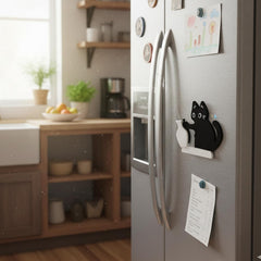 Portabigotes de gato acrílico: diseño de gato adorable para la cocina