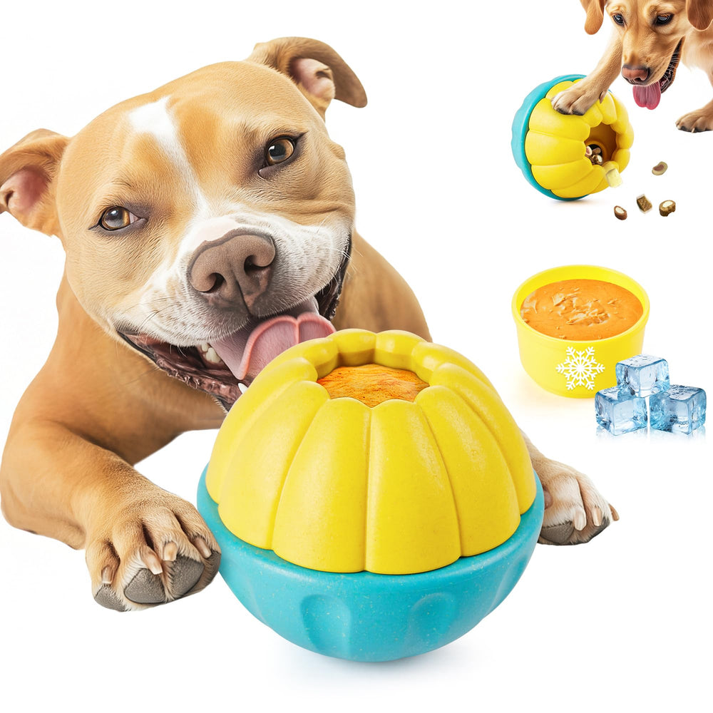 Potaroma bola de enriquecimiento lento para perros, estimula la mente y ralentiza la ingesta.