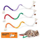 Potaroma juguete cuerda masticable para gatos favorece dentición y juego activo.