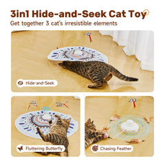 Potaroma juguete para gatos con cubierta removible para más opciones de juego.