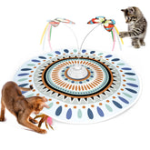 Potaroma juguete para gatos, mariposa giratoria que estimula movimiento y curiosidad.
