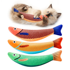 Potaroma Juguete Pez Saury 3-Piezas para ejercicio diario del gato