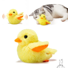 Potaroma pato que bate las alas; ideal para ejercitar al gato.