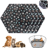 Preboun pad-jaula hexagonal con patitas, protege el suelo y crea un área de juego limpia.