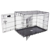 PRECISION PET Provalue dos puertas jaula para perro, 36 pulgadas, ideal para entrenamiento.