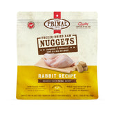 Primal Nuggets de conejo liofilizados para perros: porciones crujientes y completas