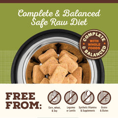 Primal Pet Foods Nuggets, cordero liofilizado desmenuzable para mezclar.